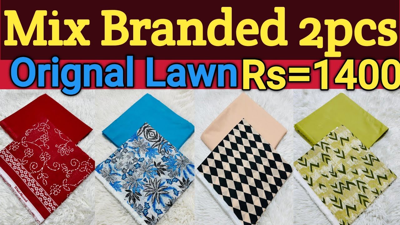 ORIGNAL | Branded 2pcs Shirt Trouser gull ahmed saphire alkram dinner brand at whole sale