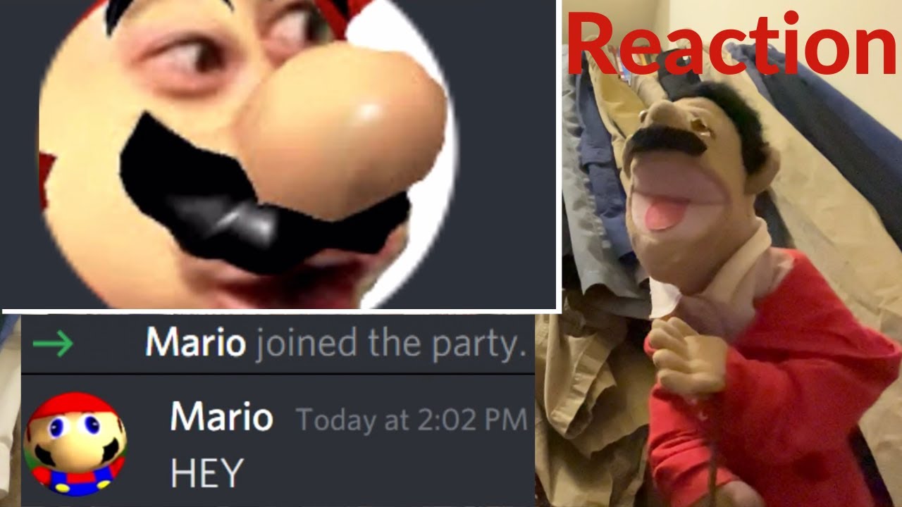SMG4: Mario Joins Discord Reaction (Puppet Reaction)