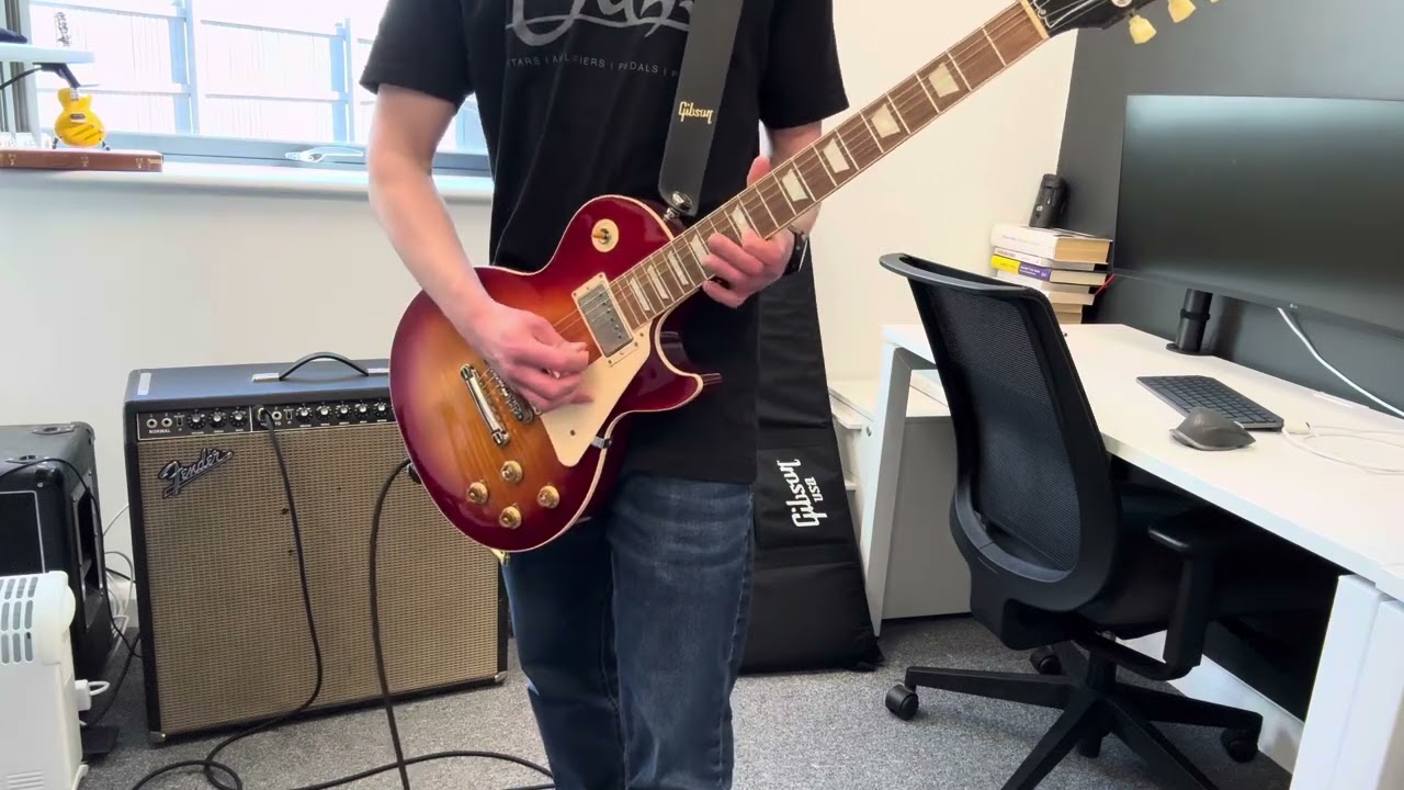 Fender Super Reverb 1967 with Gibson Les Paul