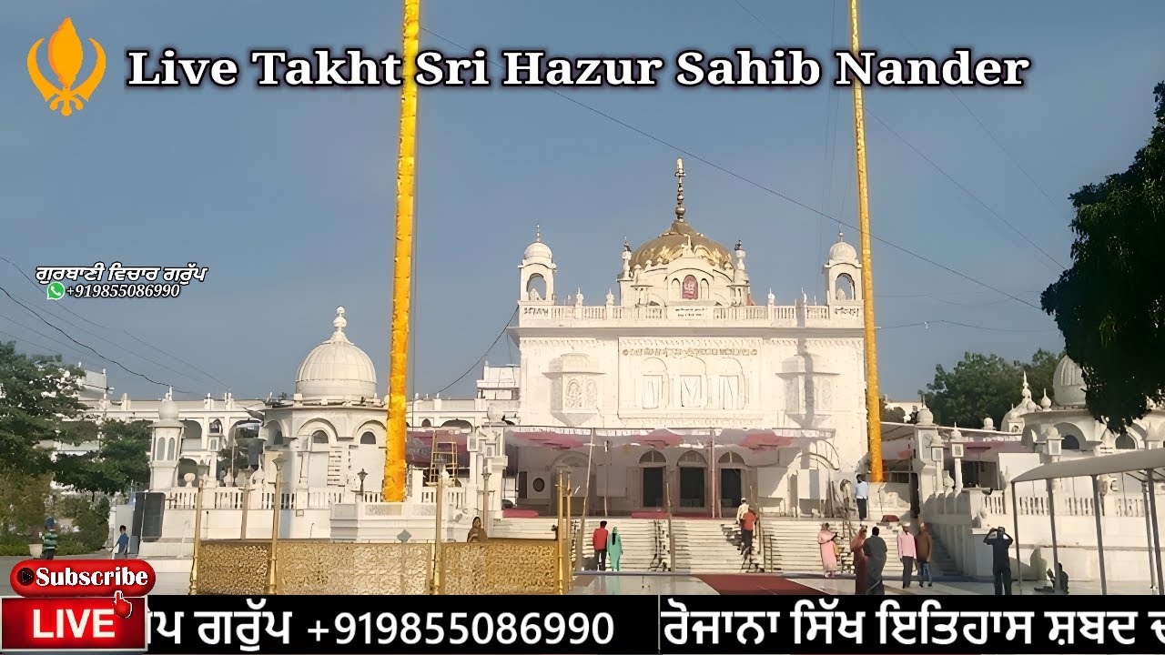Live Morning Takht Hazur Sahib Nander Share kro ji 4 oct 2025 SubScribe @sikhpost1