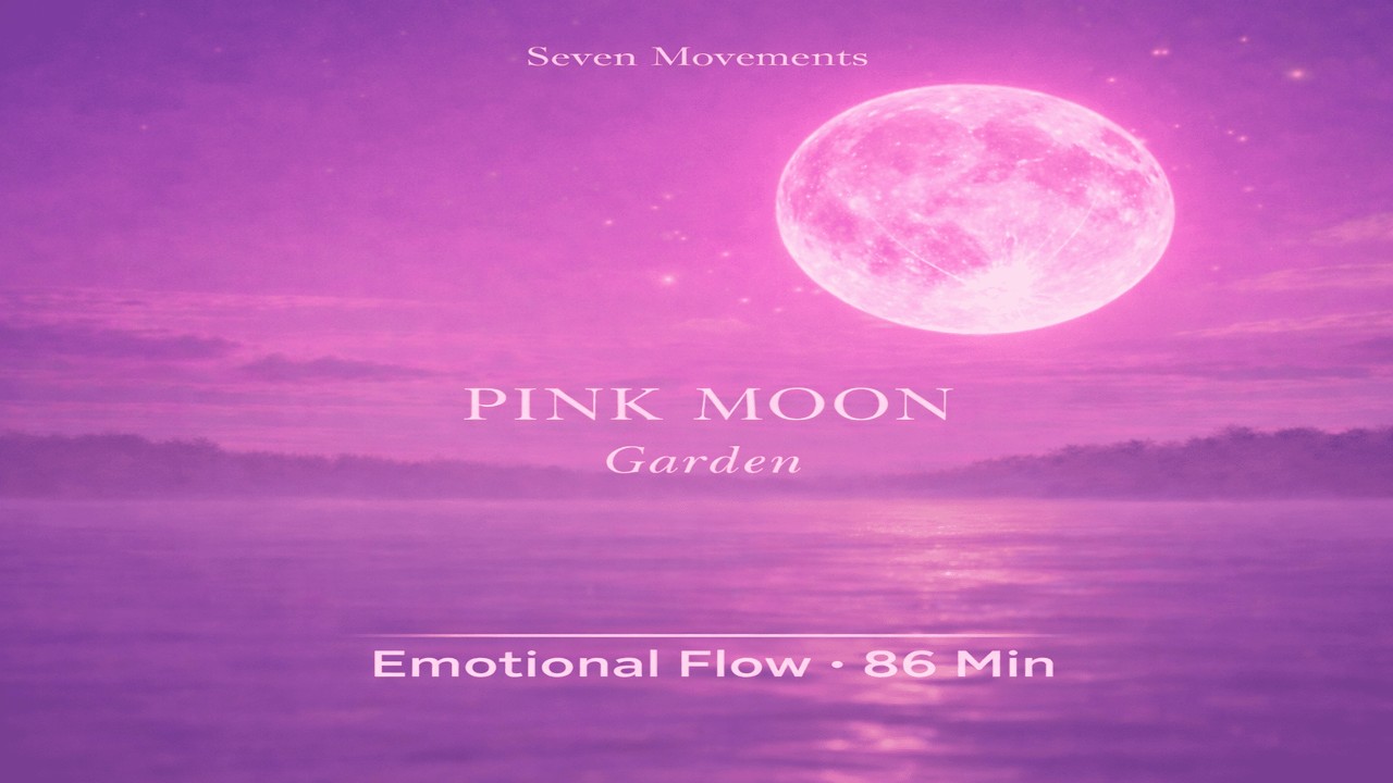 Emotional Flow Ambient 🌙 Moon Garden | Pink Tuesday – Seven Movements (86 Min)