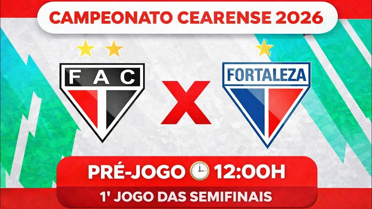 🏟️PRÉ-JOGO | FERROVIÁRIO🇾🇪X🇨🇵FORTALEZA | 1' JOGO DAS SEMIFINAIS | LIVE: 12:00H🕛