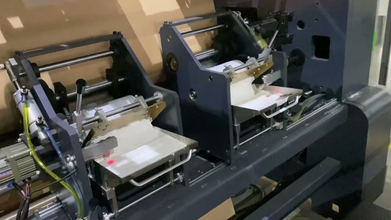 ROKIN brand 550 Model full automatic flat handle paper bag machine