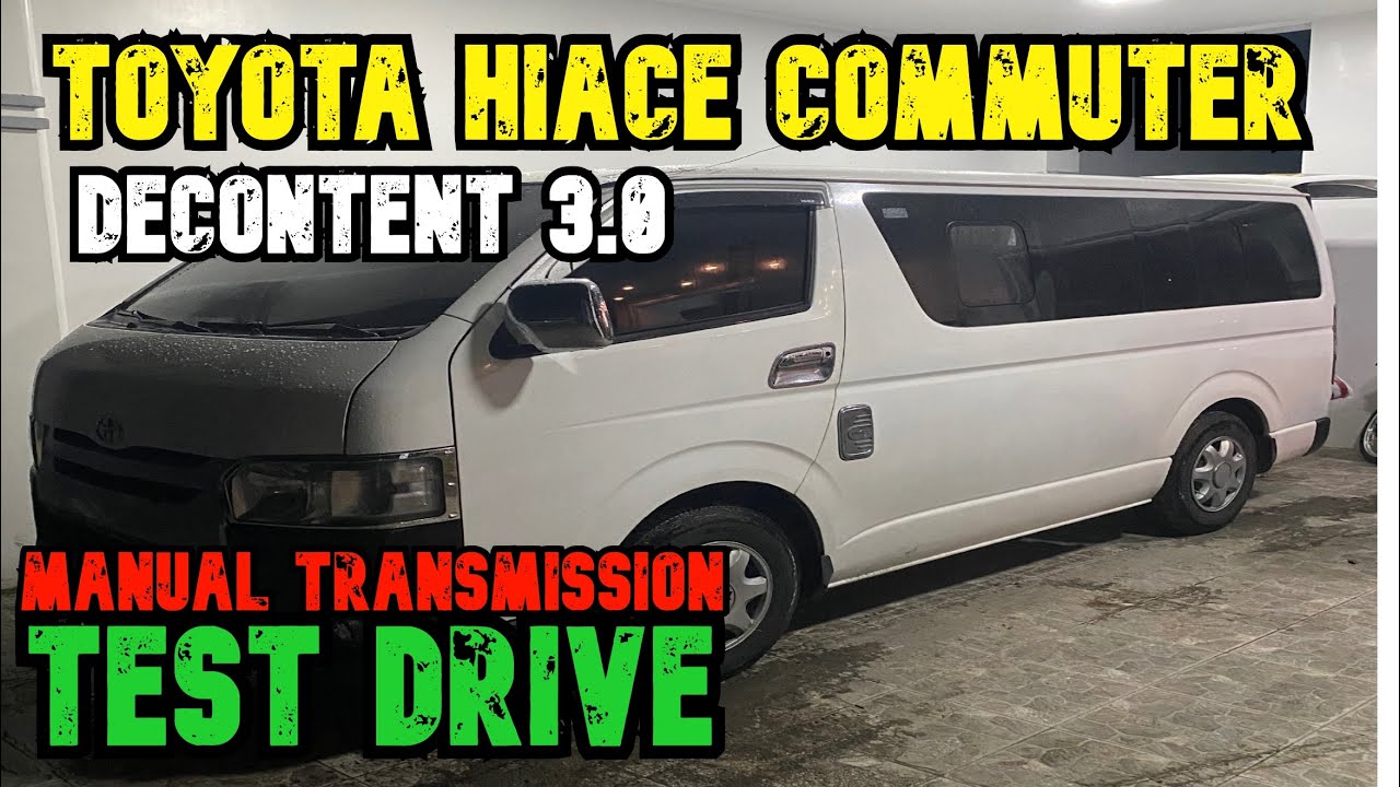 TOYOTA HIACE COMMUTER DECONTENT 3.0 | AFTERNOON DRIVE