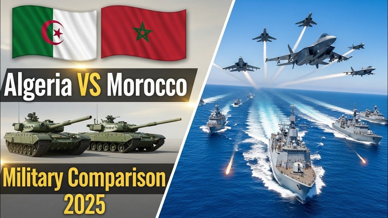Algeria vs Morocco Military Comparison 2025 | Morocco vs Algeria Military Comparison 2025