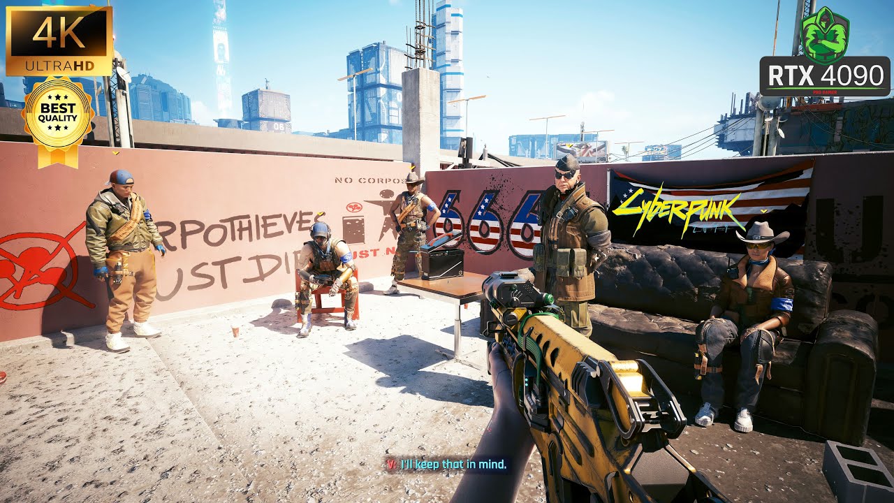 [4K] Stadium Love : Cyberpunk 2077 - Realistic Immersive Gameplay - Ray Tracing
