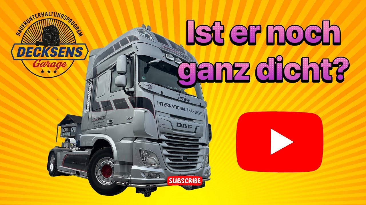Defekte Wasserpumpe an unserem DAF XF 106