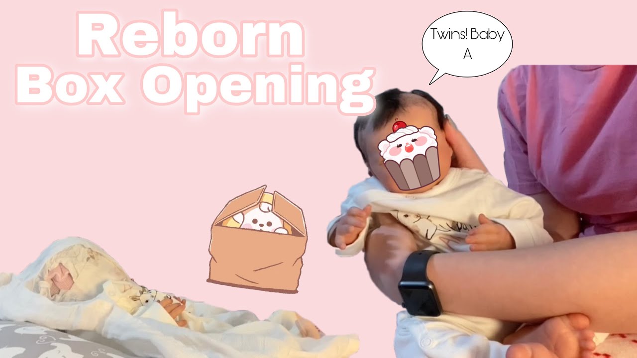Realistic Reborn Doll Box Opening! Twin Box Opening (Baby A)