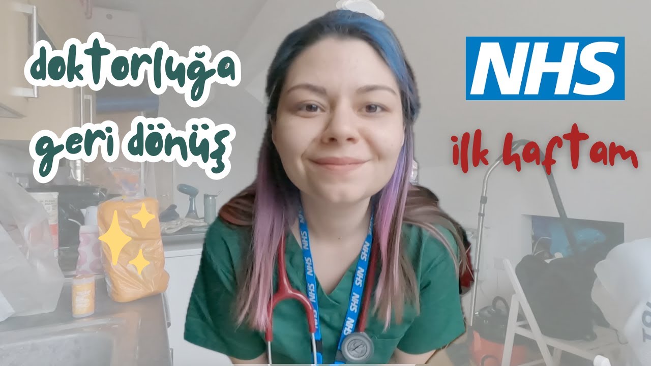 SONUNDA İŞE BAŞLADIM 🥹 | ingiltere'de doktorluk ilk haftam