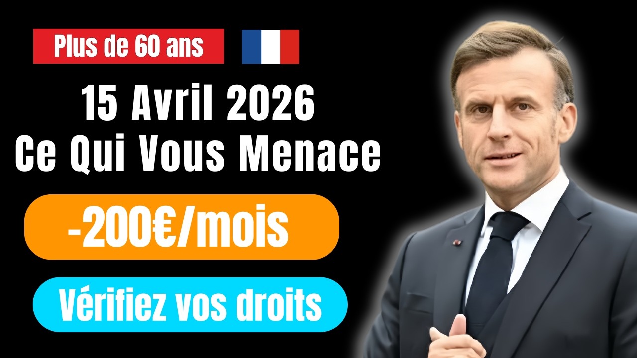 💥 15 avril 2026 : Une mesure qui inquiète les plus de 60 ans