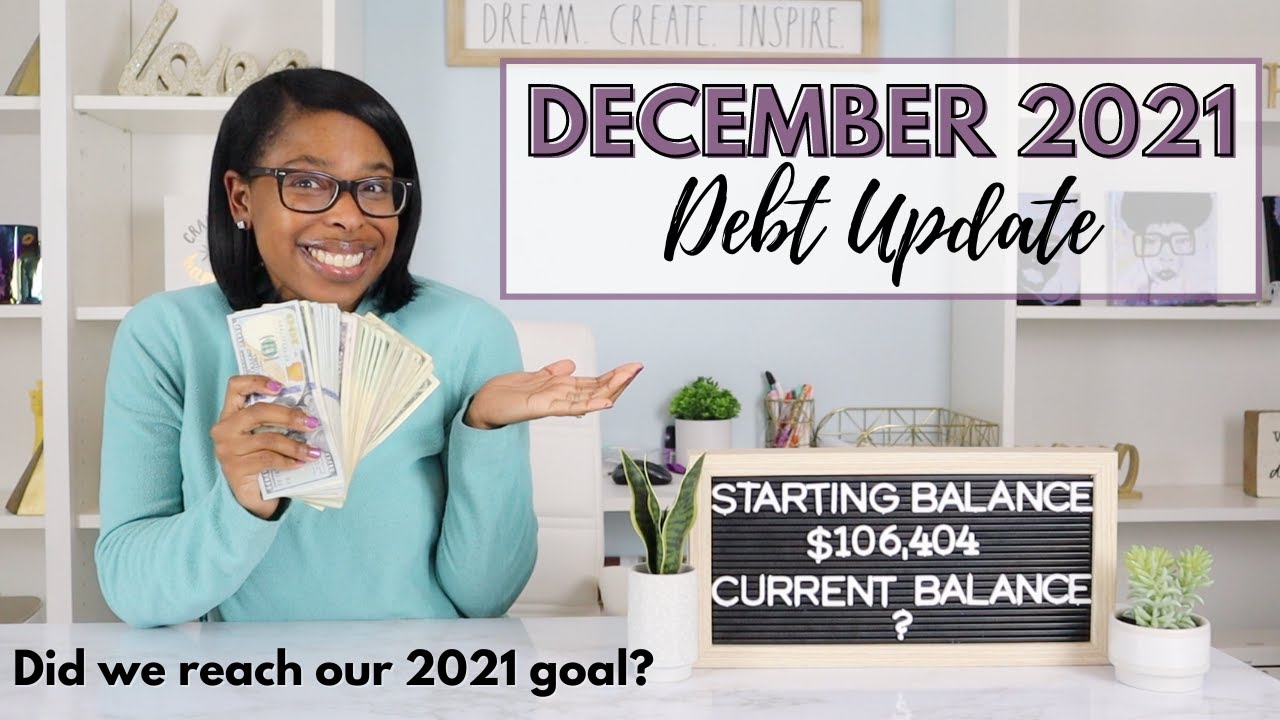 DECEMBER 2021 Debt Update | Debt Snowball | Debt Payoff Update | Student Loan Debt | Payoff Update