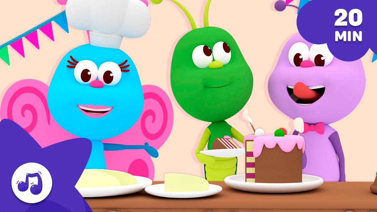 Yummy Adventures! 🍓 Playing & Eating [20 min]🌈 FOR KIDS | Boogie Bugs