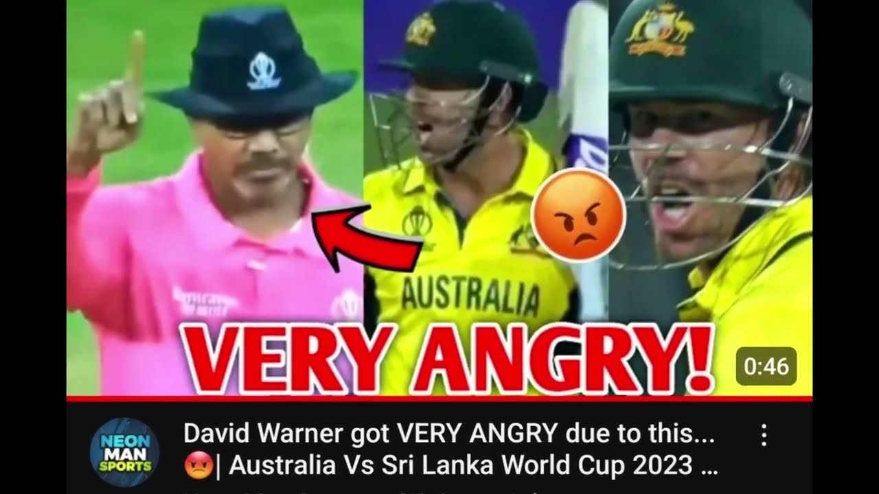 David Warner ANGRY Statement on UMPIRES David Warner World Cup 2023 Cricket News Facts.