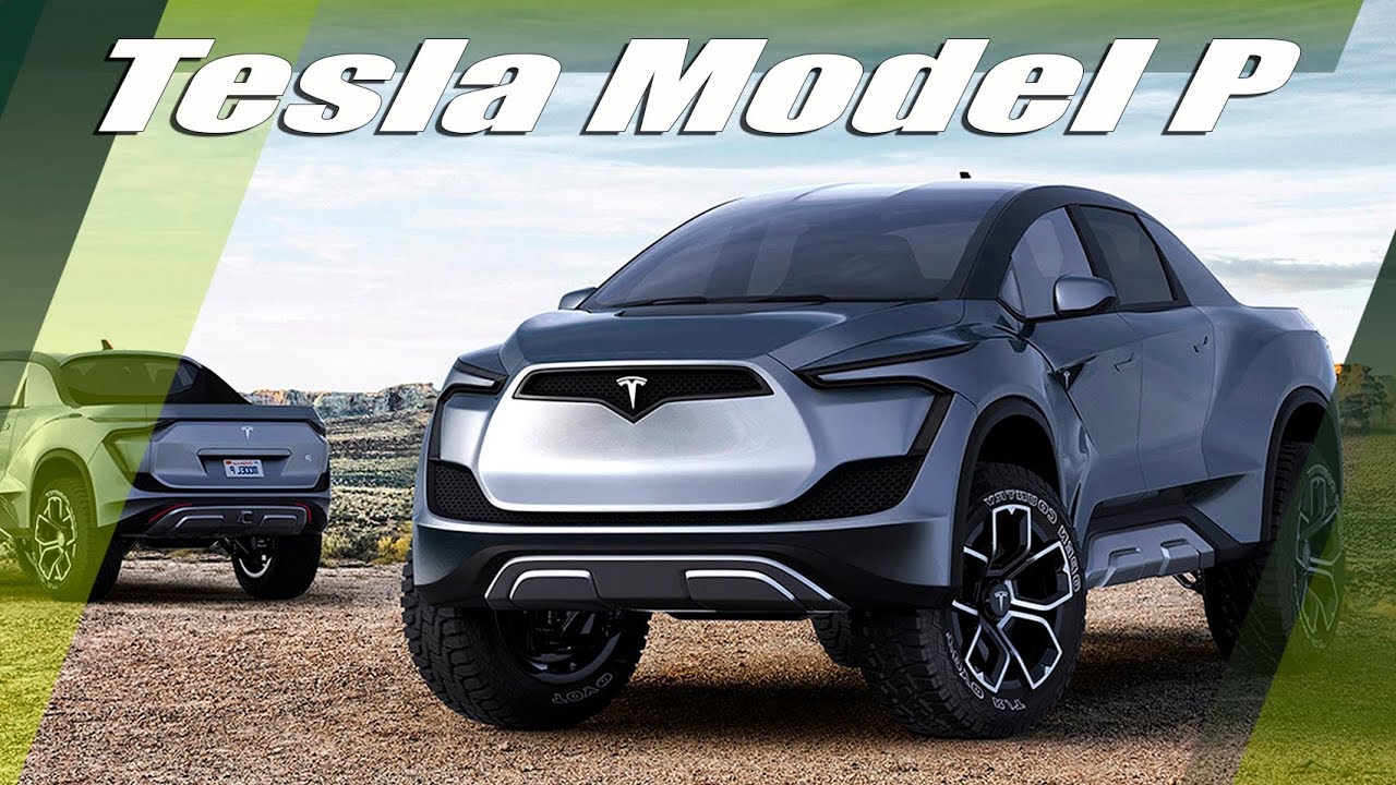 Tesla Model P Pickup Truck By Husmen