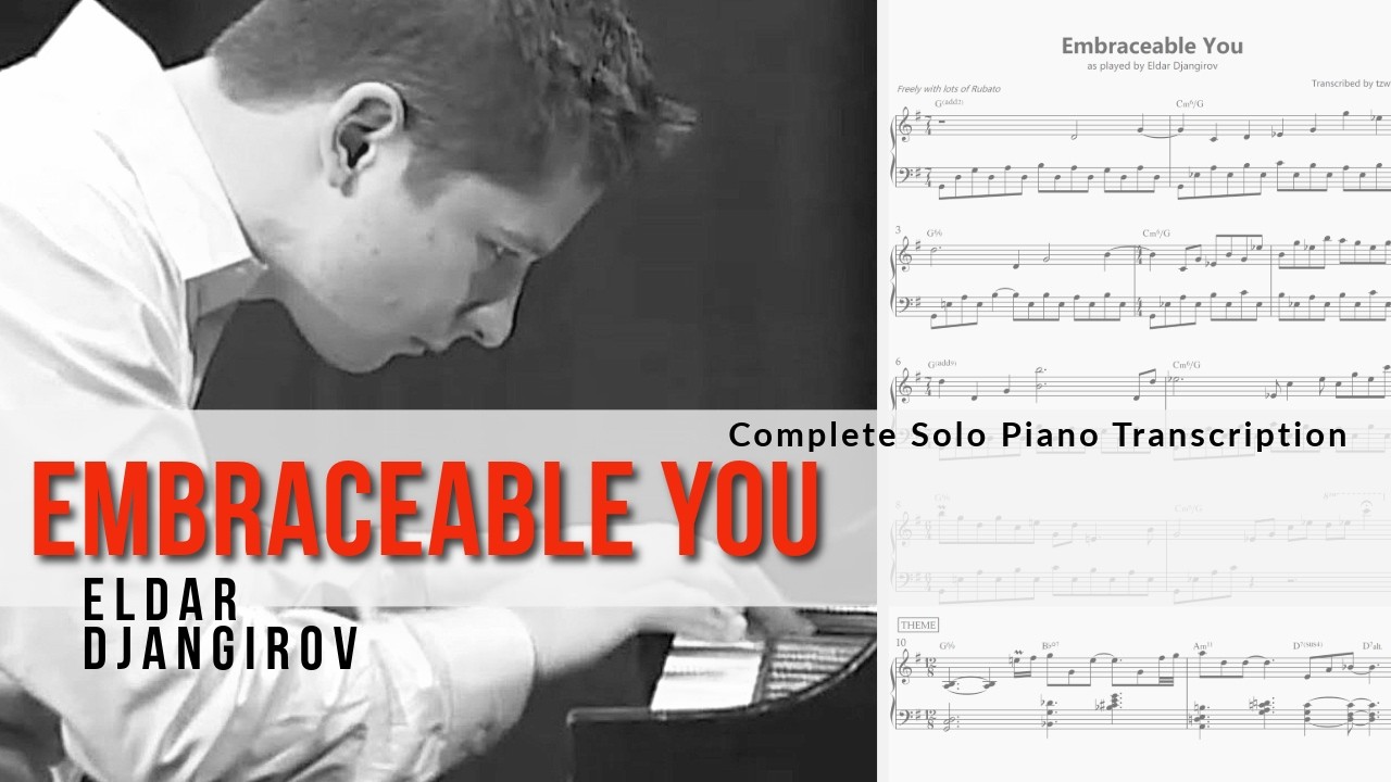 Embraceable You - jazz standard piano ballad as played by Eldar