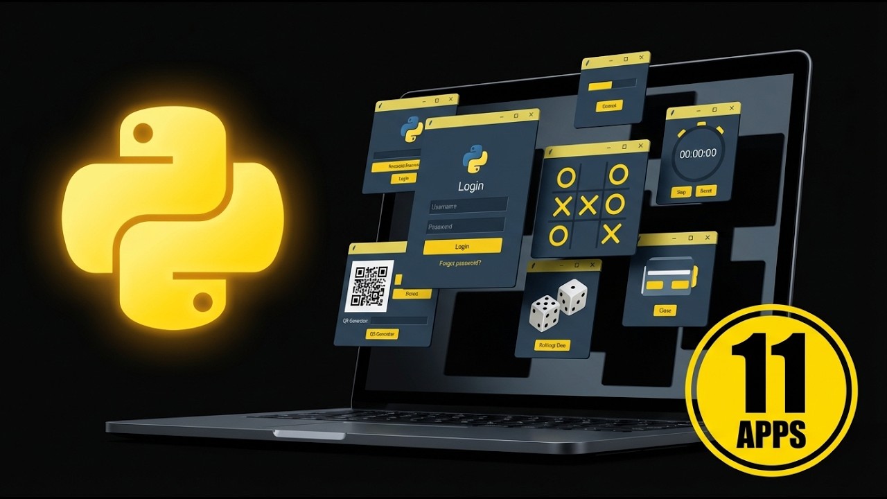 11 Proyectos con Interfaz Gráfica en Python