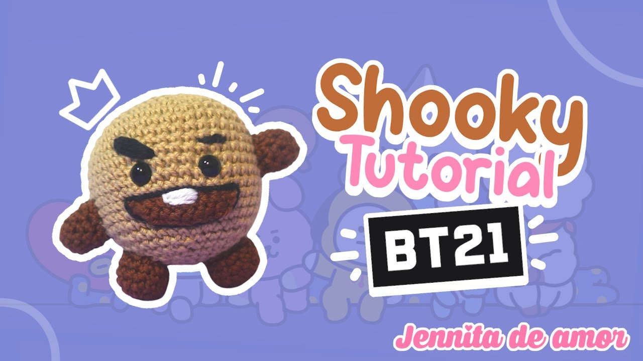SHOOKY BT21 Amigurumi aprendamos hacer este lindo Muñequito