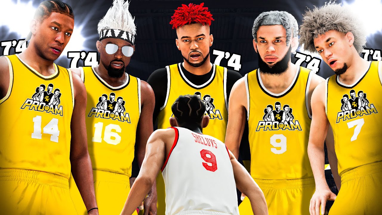 The POWER of FIVE 7'4 DEMIGODS on 1 PRO-AM TEAM on NBA 2K26!