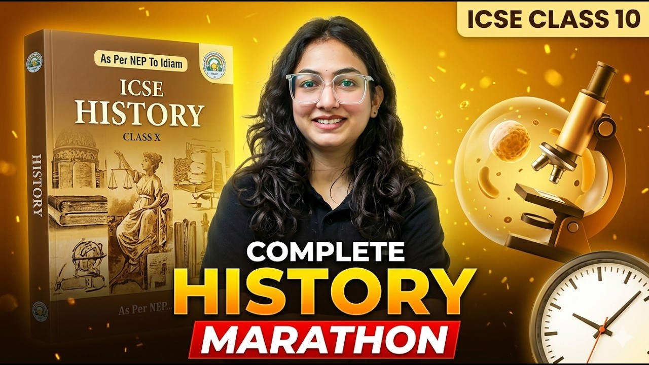 ICSE 10th History One Shot Marathon🔥 Everything You Need for Boards 2026 | Supriya Ma'am