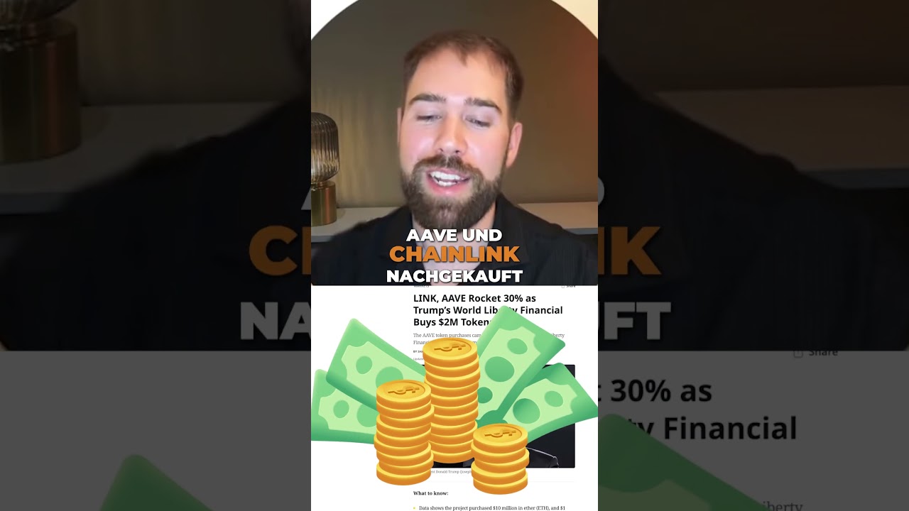 #Trump: bullish auf #defi! #aave #chainlink #Krypto #Altcoins #Bitcoin #aavecoin