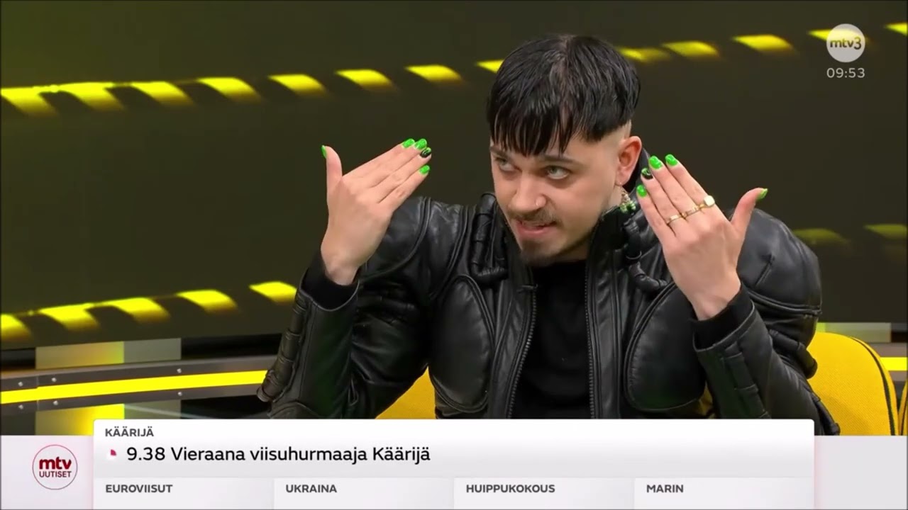 Käärijä Euroviisujen jälkeen Huomenta Suomessa