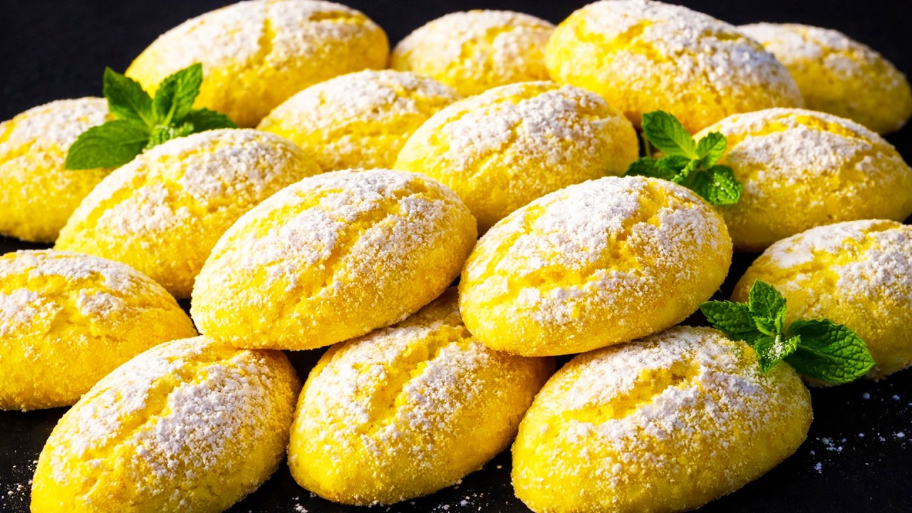 Nur wenige kennen dieses Rezept! Weiche Zitronenkekse 🍋