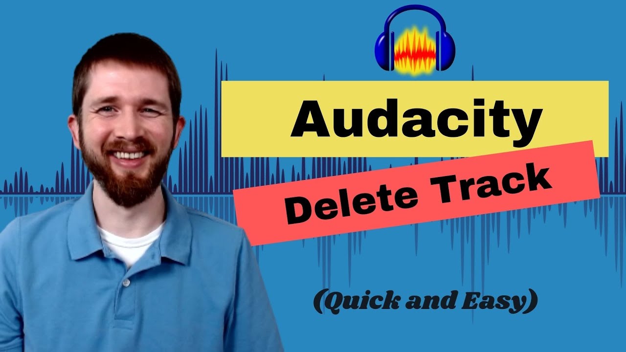 Как удалить трек в Audacity, удалить часть аудио или весь трек