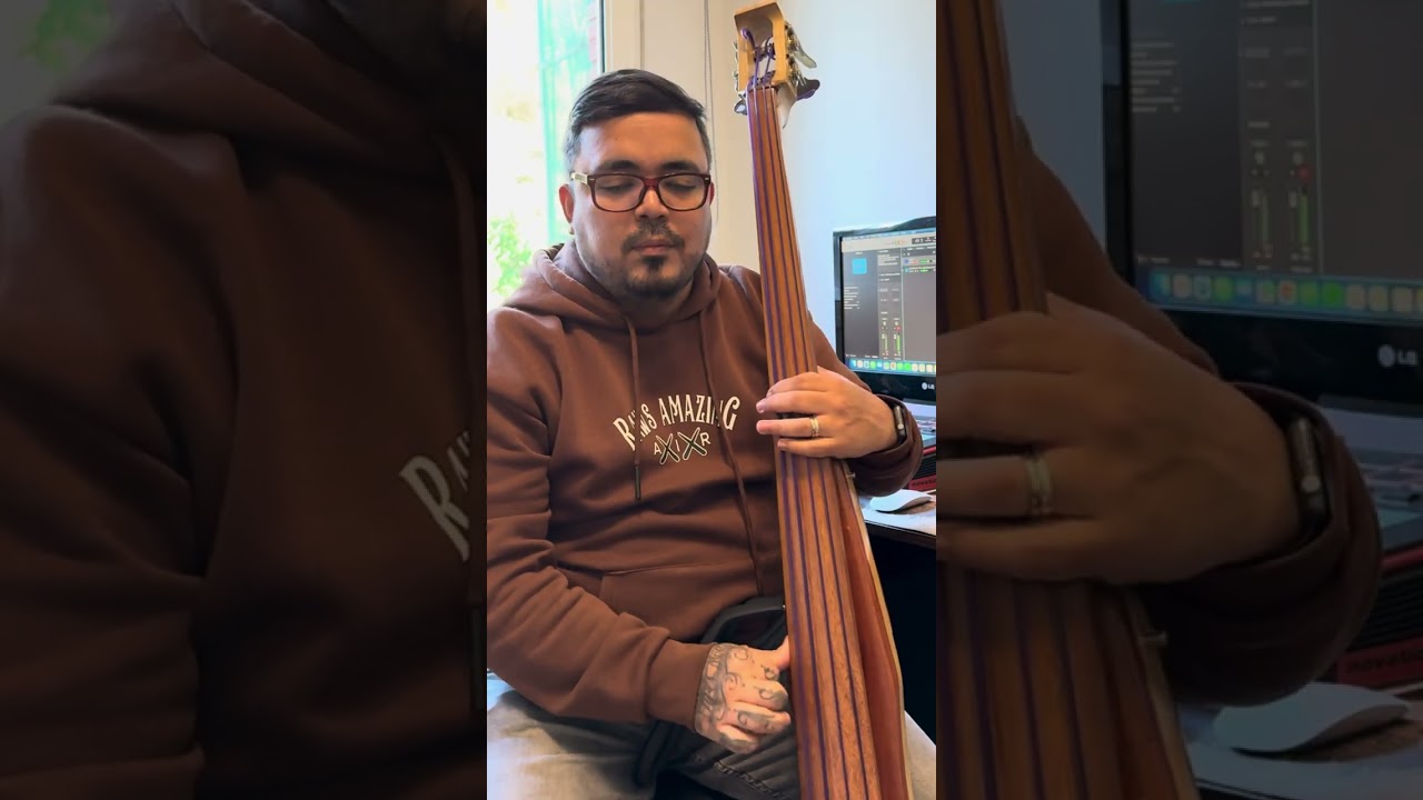 Bass cover. Si se enamora de mí - Leoni Torres 