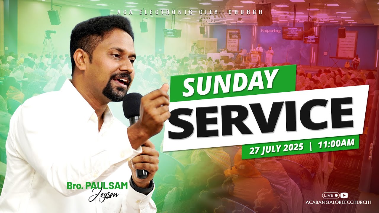 Blessed To Be A Blessing | 27th July | Bro. Paulsam Joyson 