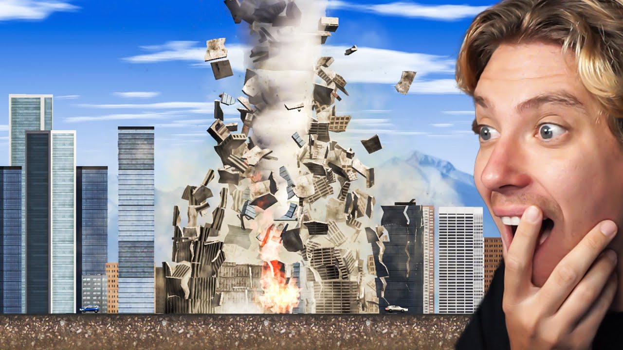 Try to Survive the Disaster in City Smash