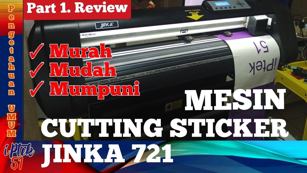 JINKA 721 mesin cutting stiker #CUTTINGSTICKER #JINKA721PRO