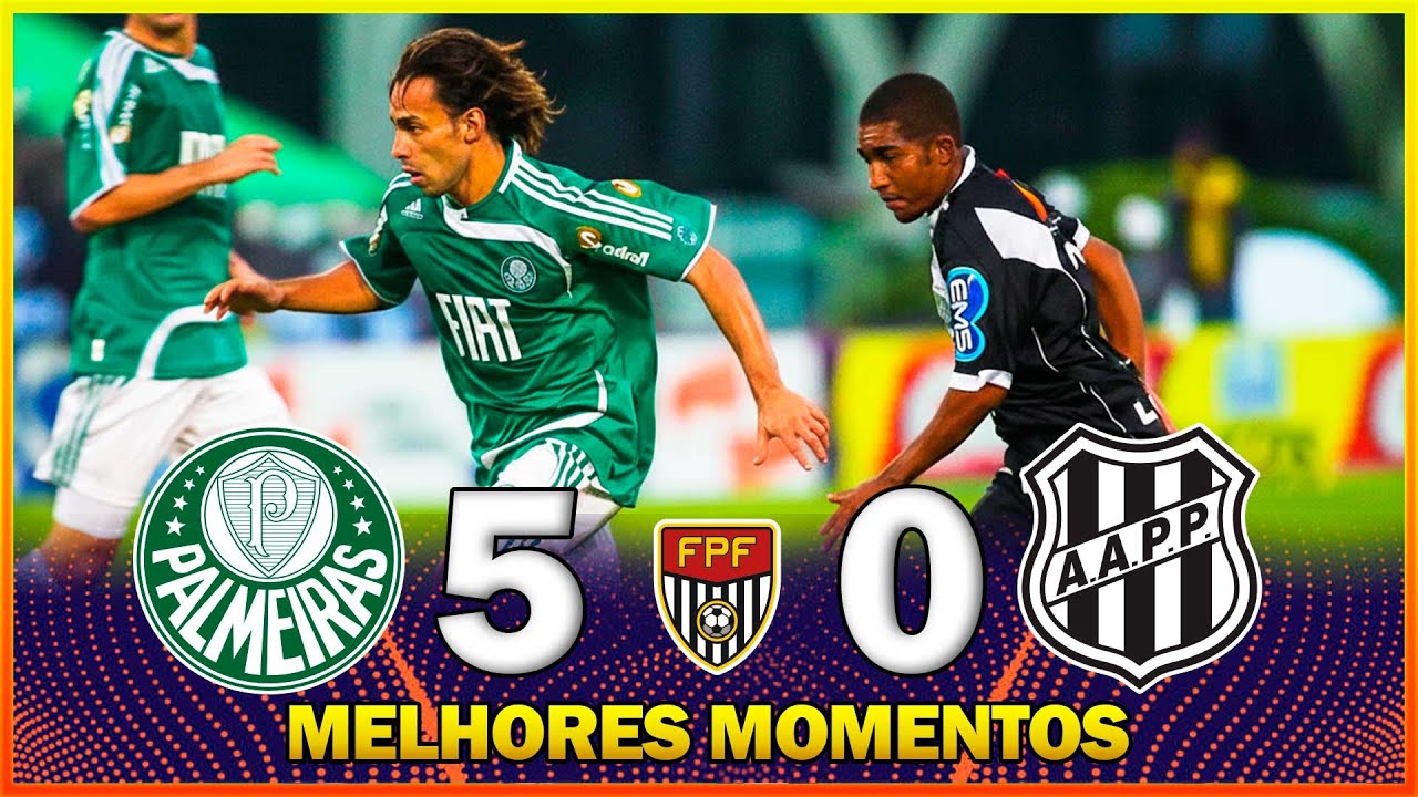 PALMEIRAS 5 X 0 PONTE PRETA ● MELHORES MOMENTOS ● FINAL ● CAMPEONATO PAULISTA 2008