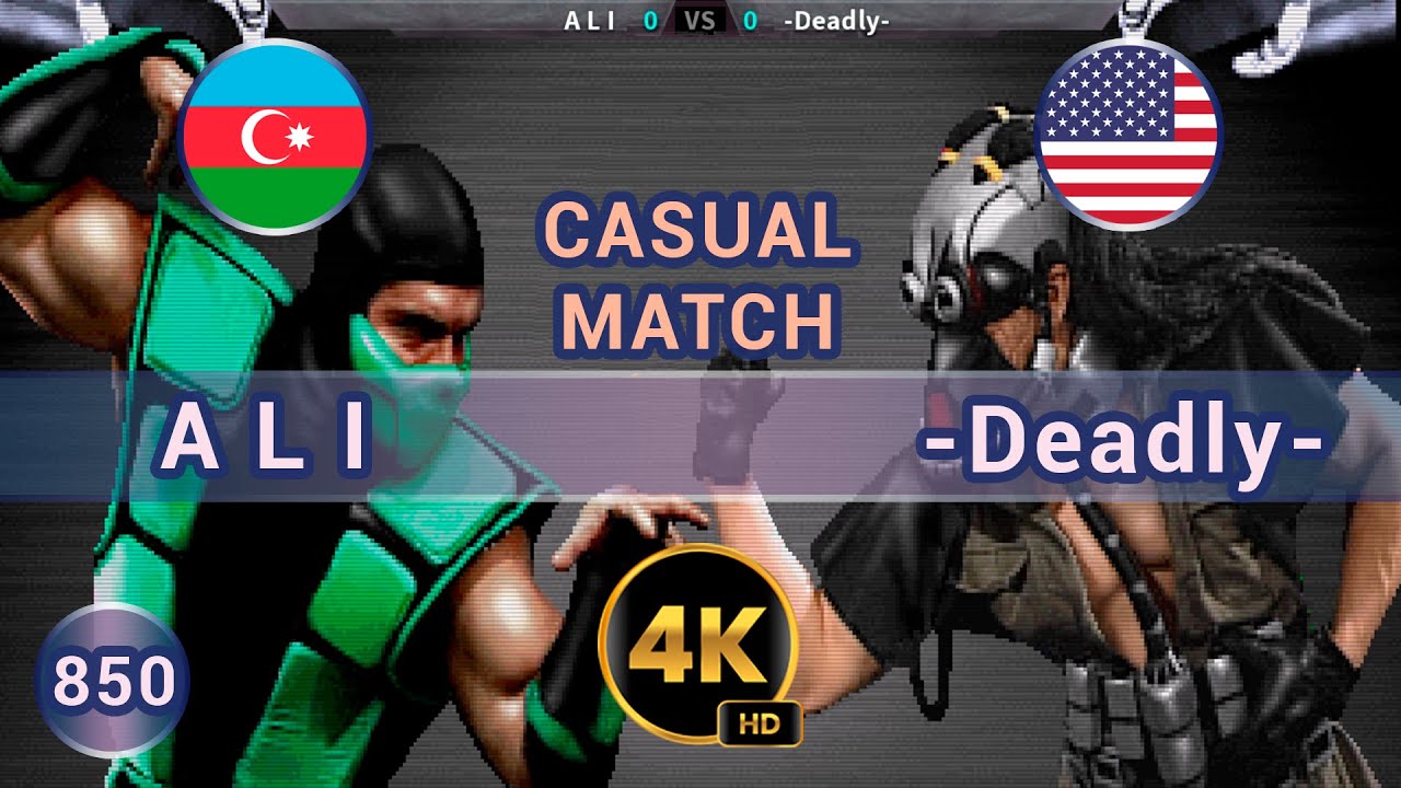 UMK3 - 🇦🇿 A L I vs -Deadly- 🇺🇸 CASUALS / 4K 60 FPS #umk3 #ultimatemortalkombat3 #t99h #fightcade