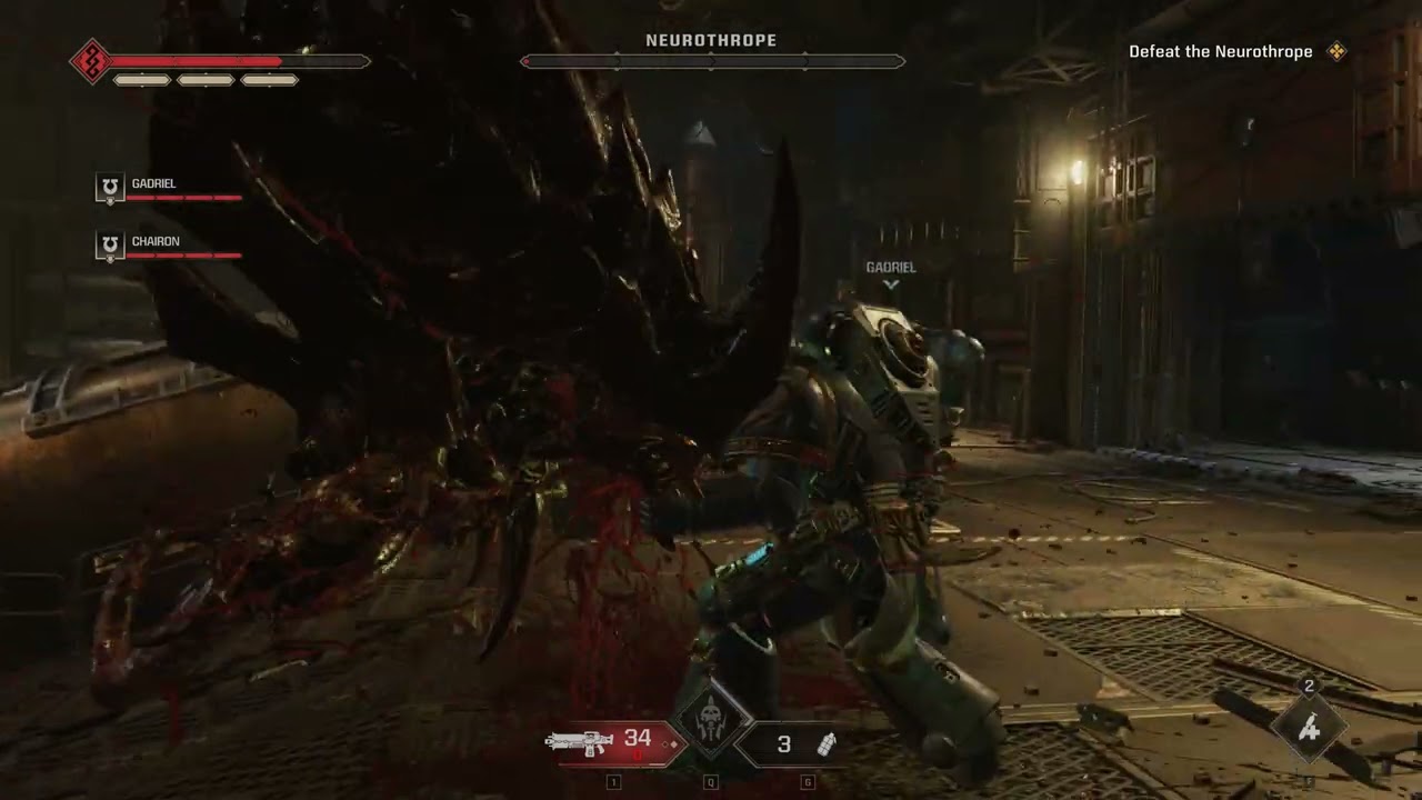 Space Marine 2: Neurothrope execution