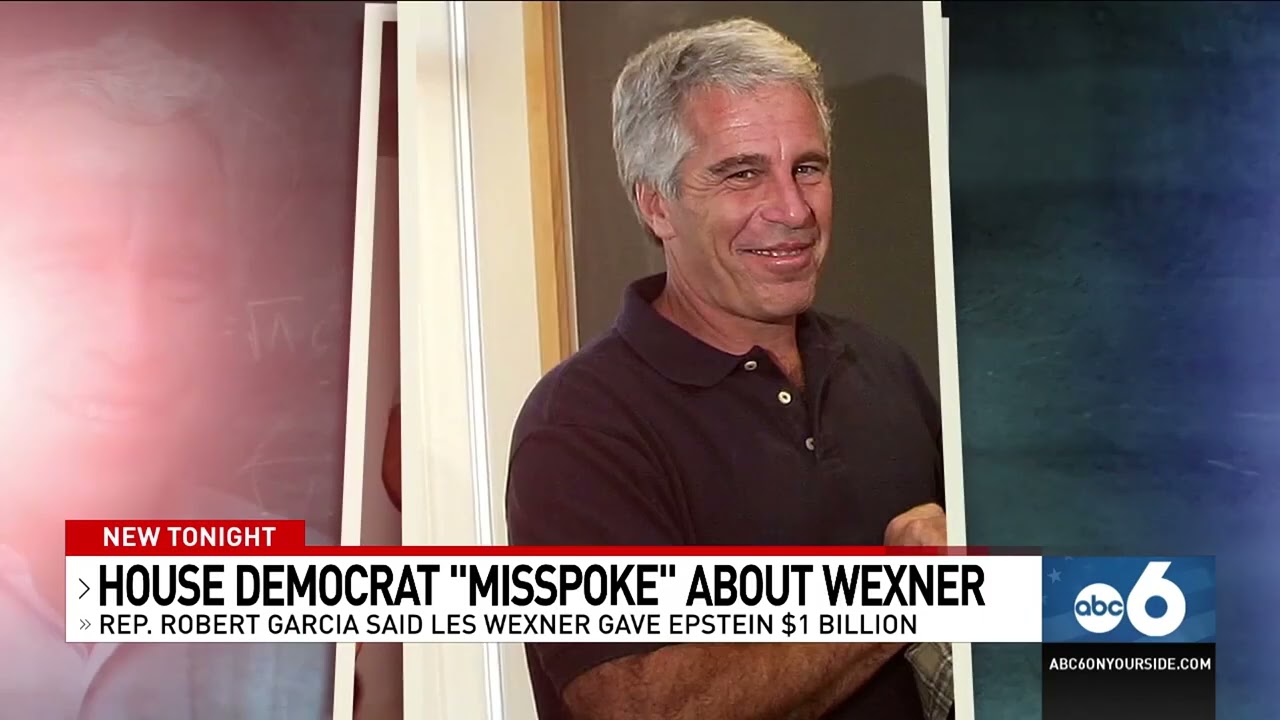 Top House Oversight Democrat 'misspoke' on claim that Wexner gave Epstein $1 billion