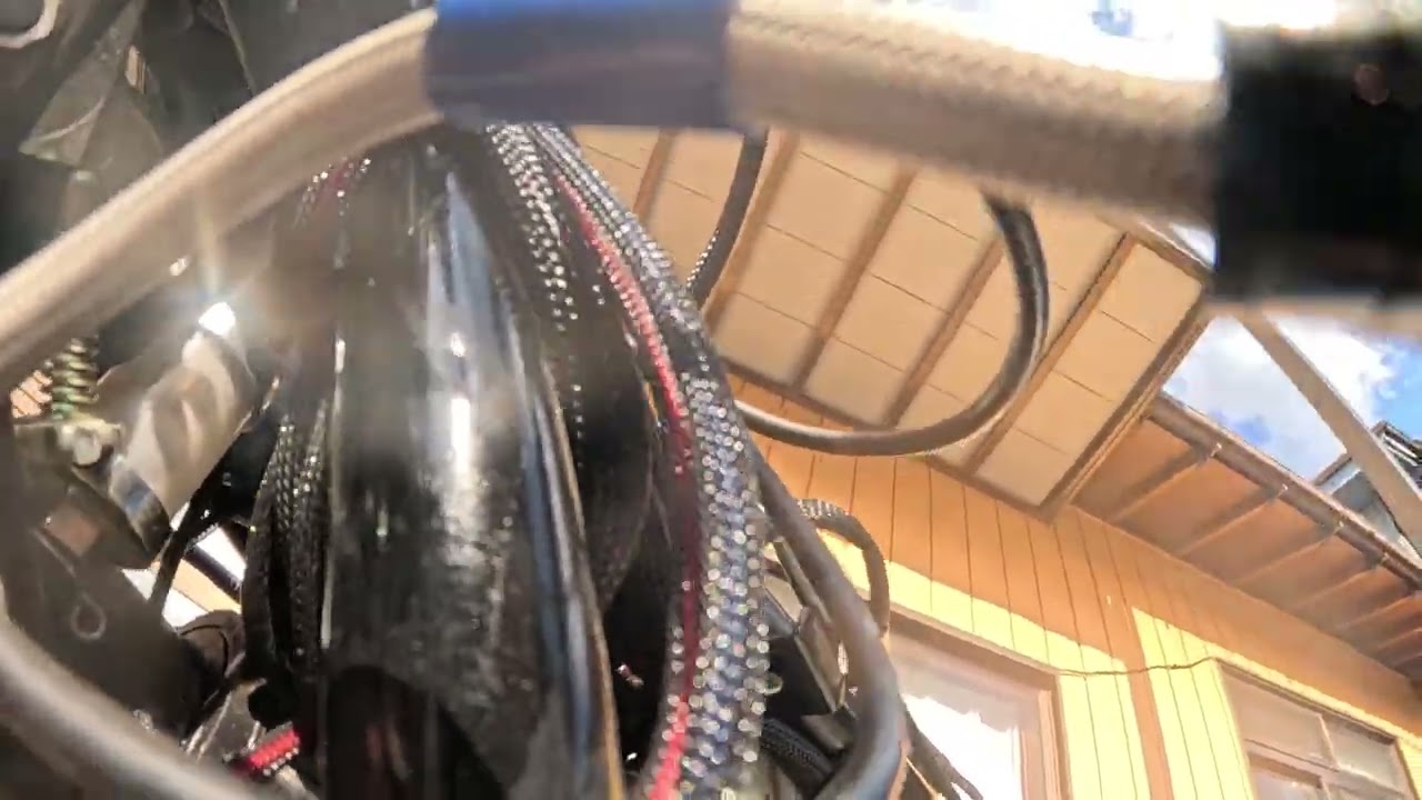 ボアエースさのオイルクーラーの取り出し口を変える②😺✨️　#sr400 #sr500 #オイルクーラー