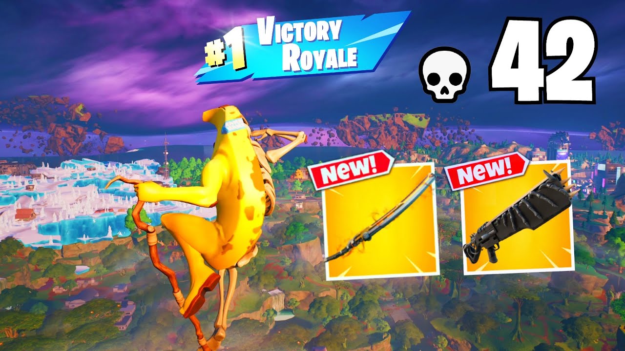 42 Elimination Solo vs Squads WIN Full Gameplay (Fortnite Chapter 4 Season 4)!