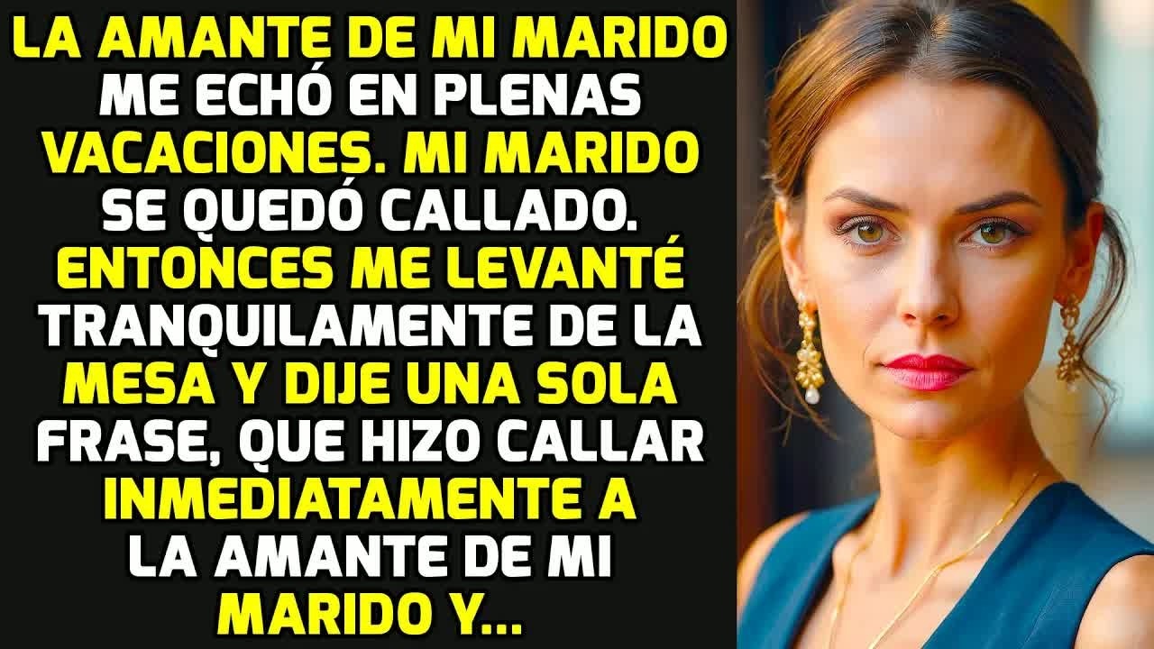 La Amante De Mi Marido Me Echó En Plenas Vacaciones. Después De Eso, Lo Que Dije.. HISTORIAS LA VIDA