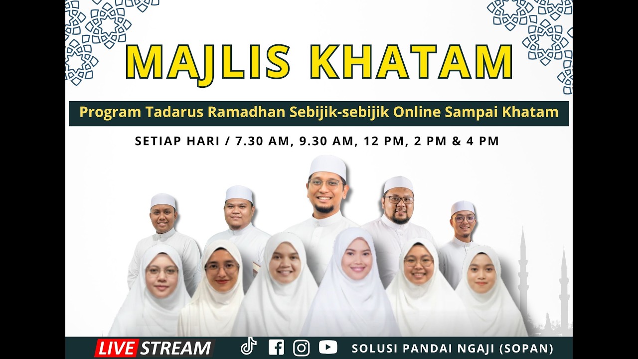 MAJLIS KHATAM PROGRAM TADARUS RAMADHAN