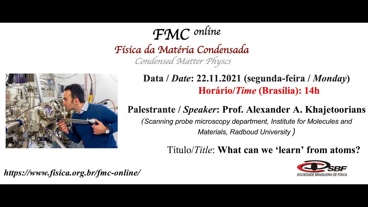FMC Online - Prof. Alexander A. Khajetoorians (Radboud University).- 22/11/21