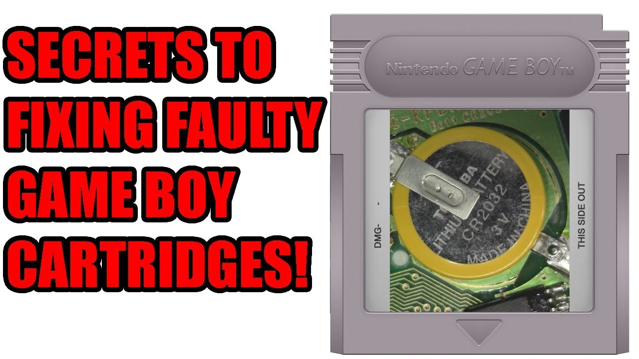 Секреты исправления неисправных игр для Game Boy!