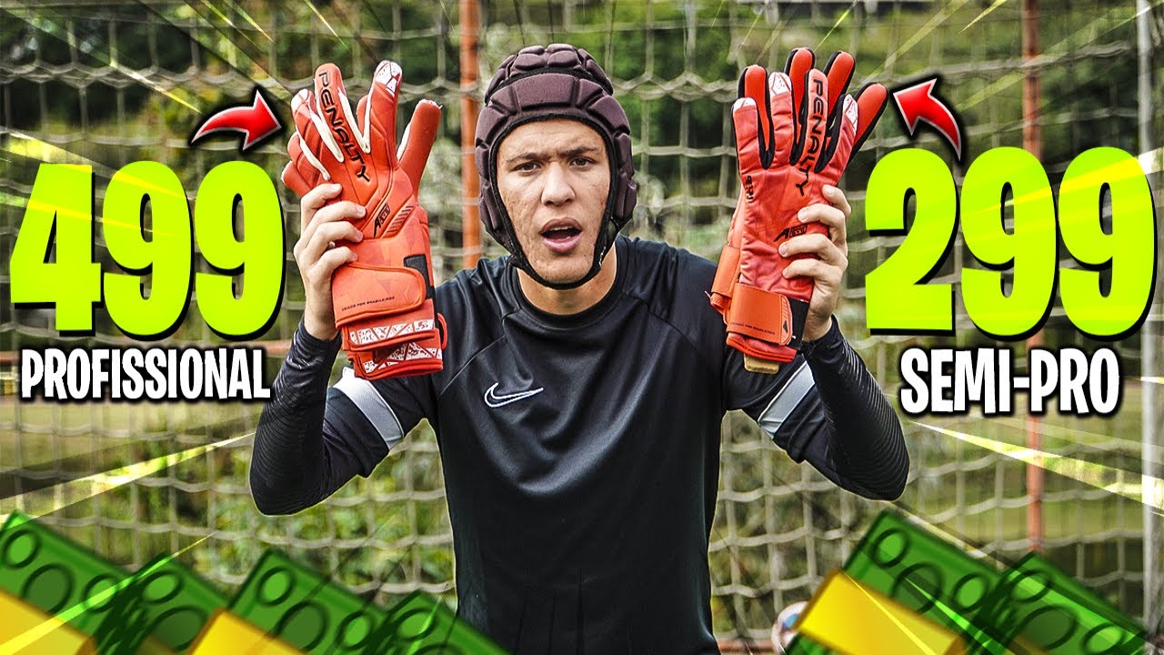 LUVA DE R$ 499,99 (PROFISSIONAL) vs LUVA DE R$ 299,99 (CUSTO BENEFÍCIO)