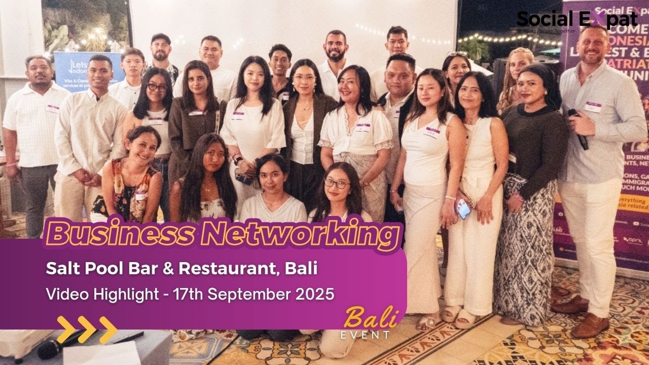Social Expat - Bali Business Networking at Salt Pool Bar & Restaurant, Bali 17th September 2025