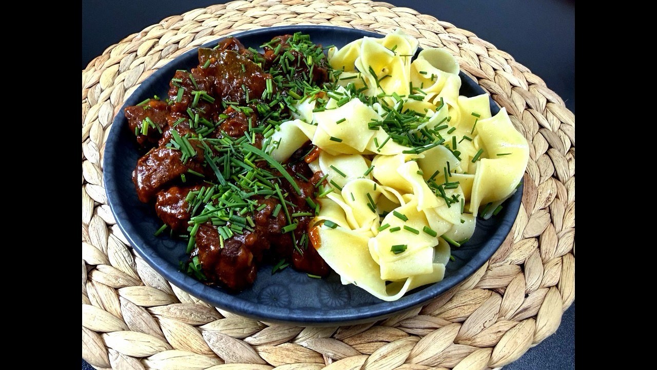Mein Sohn liebt dieses Gulasch 🥩 mit Nudeln🍝!!!