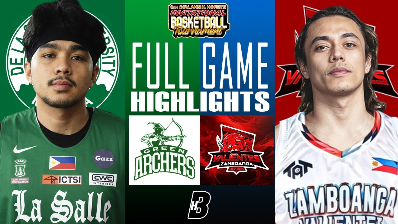 DLSU vs Zamboanga Valientes Full Game Feb 15, 2026 | Sibugay Invitational Basketball 2026