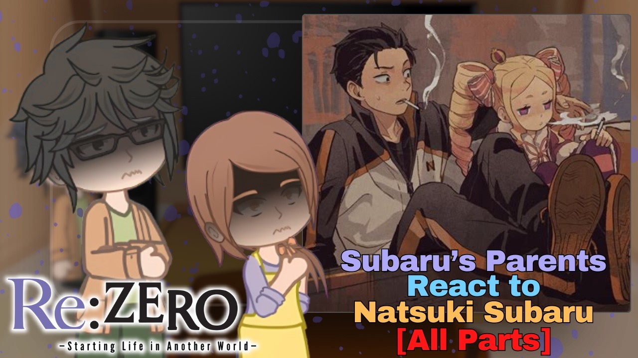 Re:Zero Реакция семьи Субару на Subaru || Все части || Ремейк ||