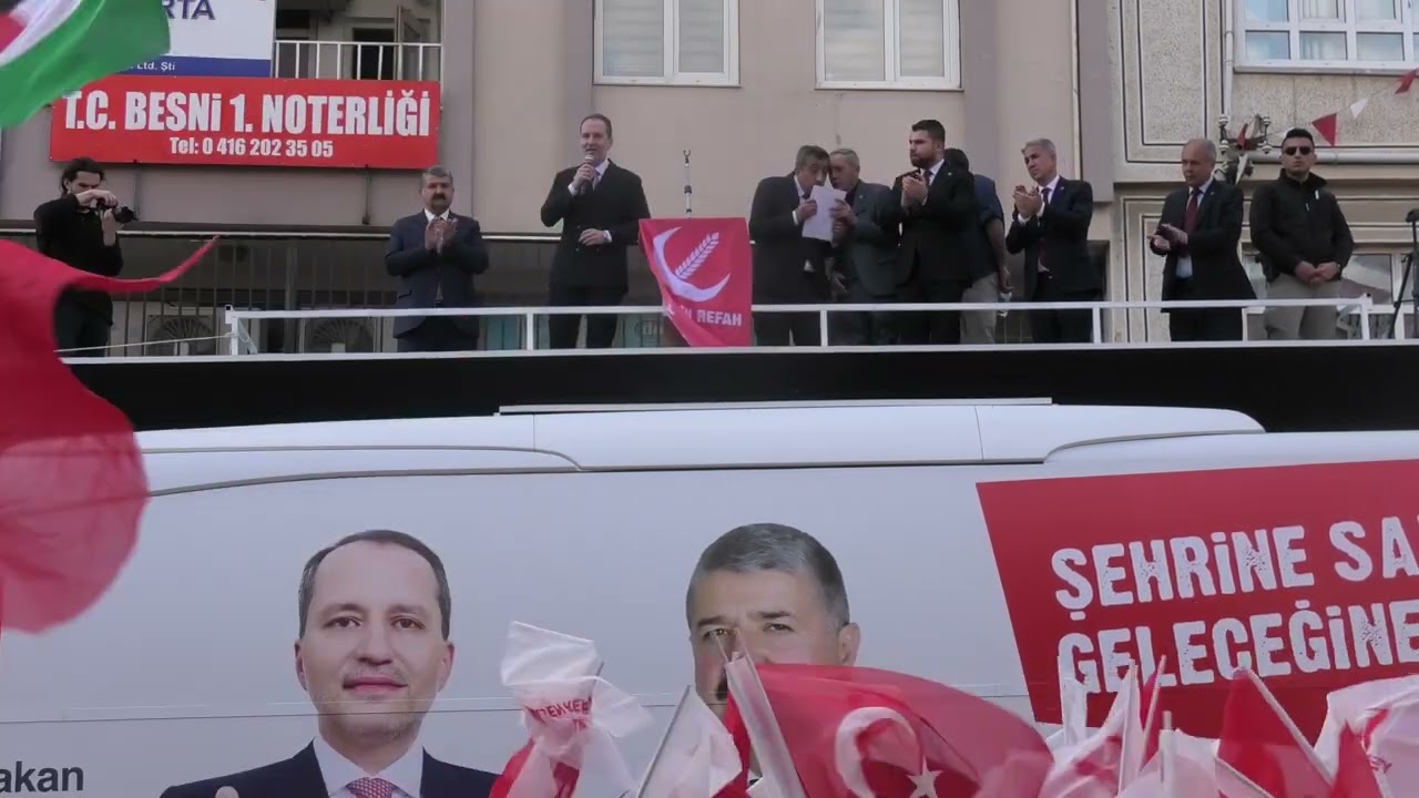 Besni’de Yeniden Refah Partisi’nden Muhteşem Açılış