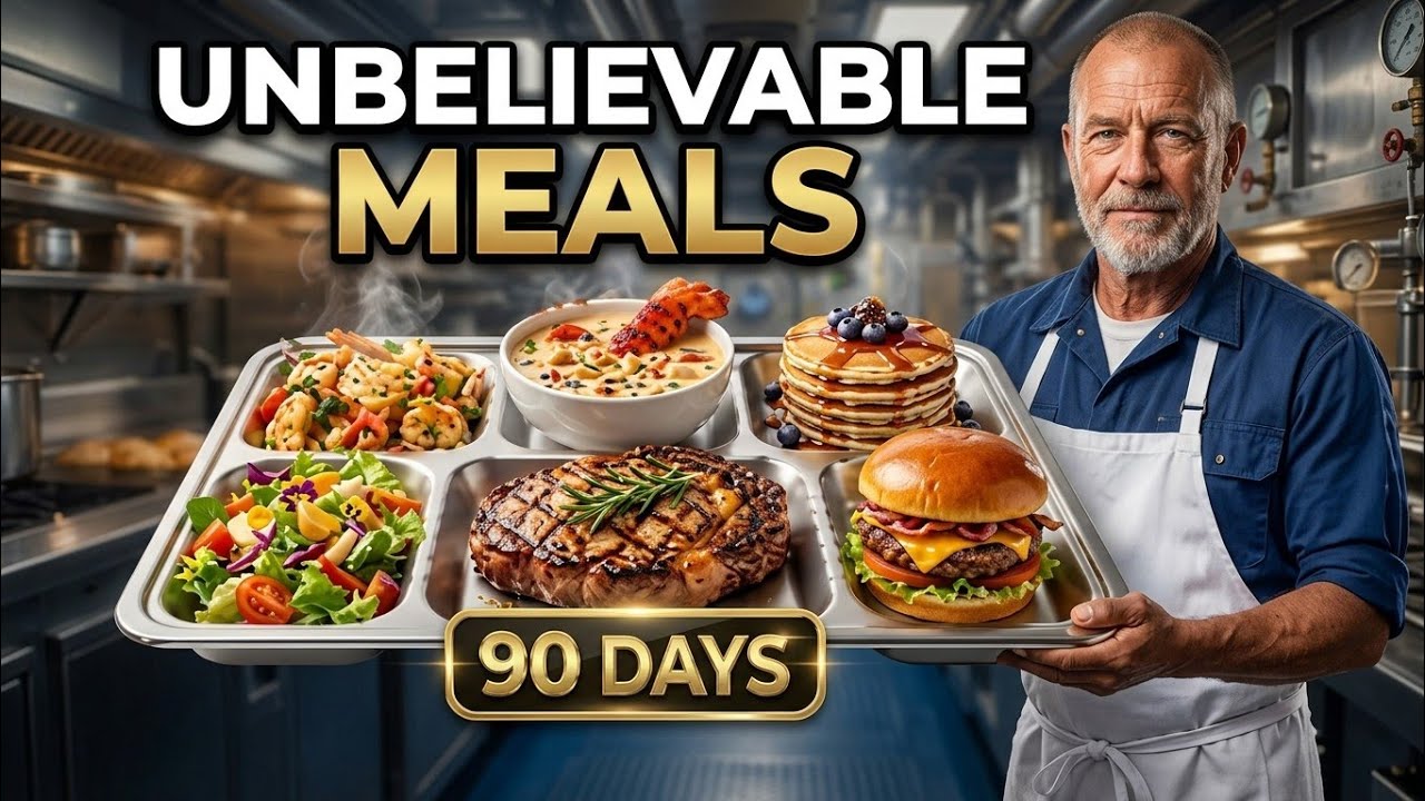 What US Submarine Sailors EAT everyday for 90 Days