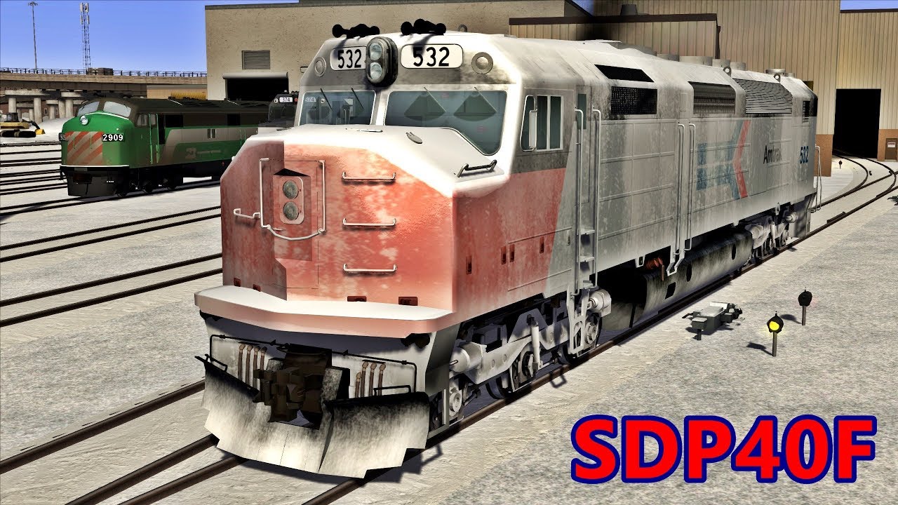 AMTRAK SDP40F 🛑🚦