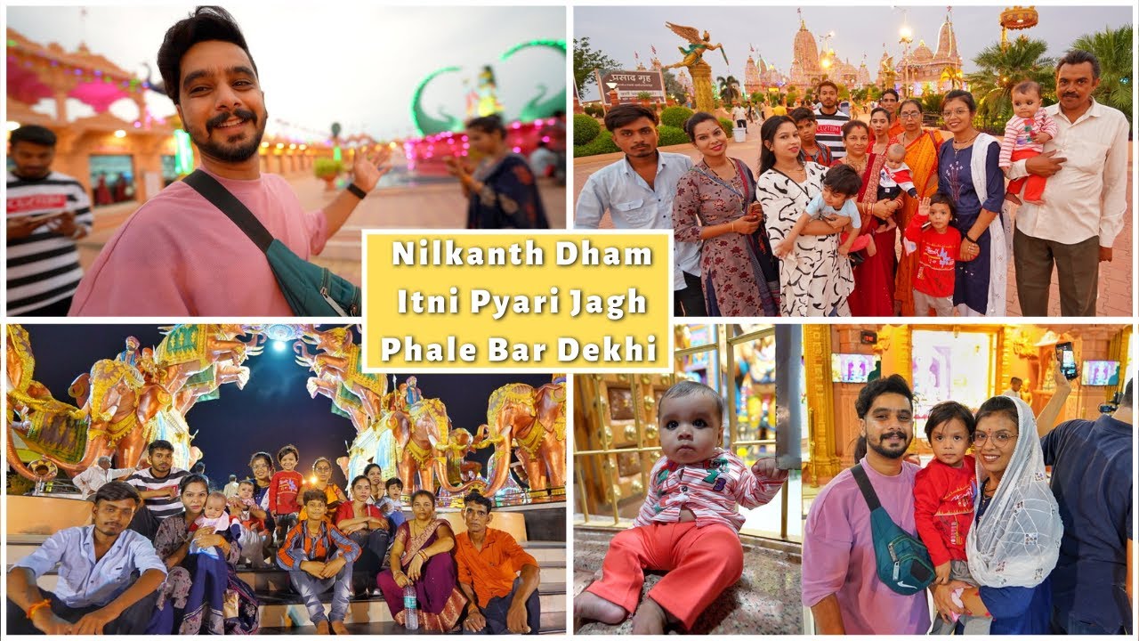 Nilkanth Dham Itni 😍 Pyari Jagah Pehli Bar Dekhi